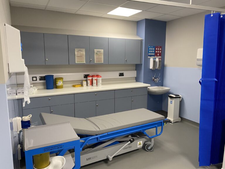 One of the new clinical spaces at Grantham Community Diagnostic Centre.