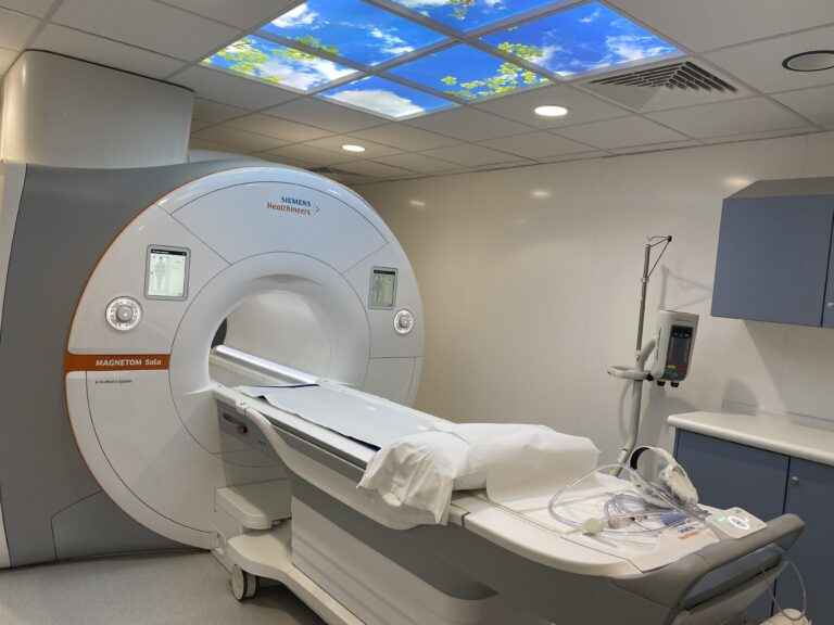The MRI scanner at Grantham Community Diagnostic Centre