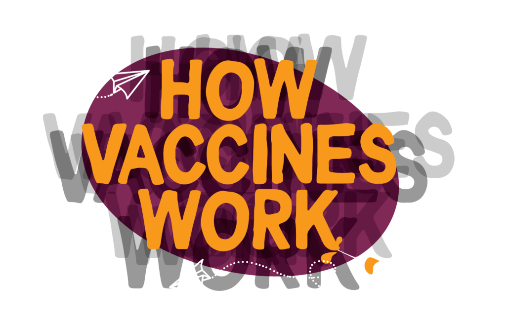 Graphic/text "HOW VACCINE WORK"