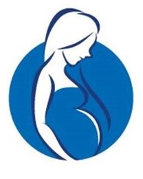 Illustrated image silhouette of a pregnant woman