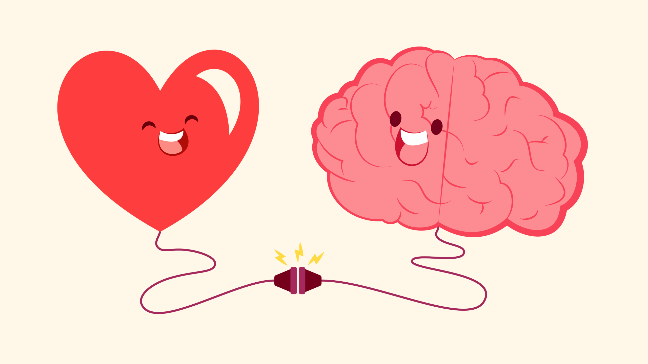 A photo of a heart and a brain