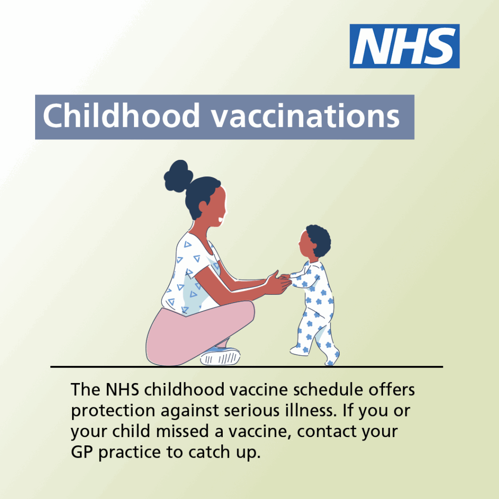 Childhood vaccination schedule - NHS changes
