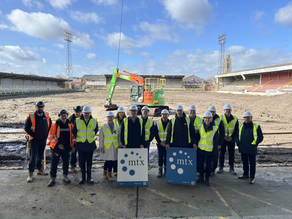 Boston Community Diagnostic Centre ground breaking ceremony Group photo