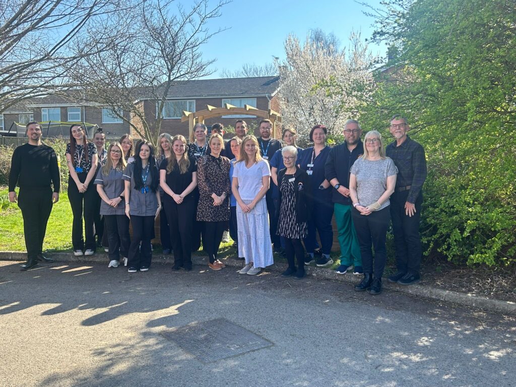 Gosberton Medical Centre staff standing outside together for a photo