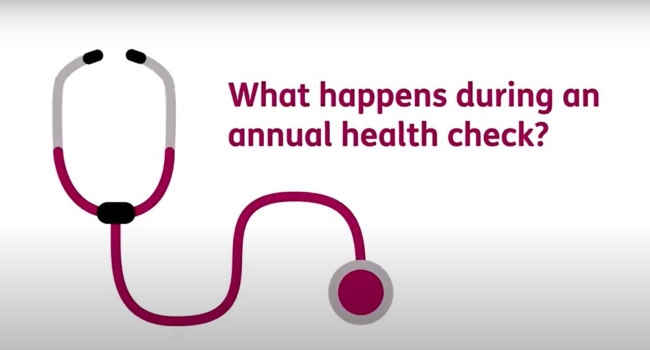 "What happens during an annual health check?" - personal stories video