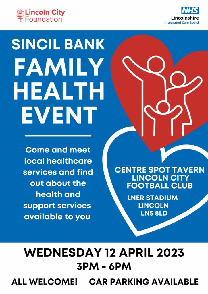 Family Health Event - Lincoln poster