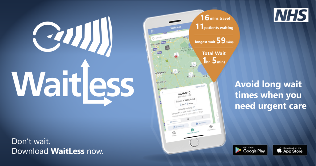 WaitLess App - Lincolnshire ICB