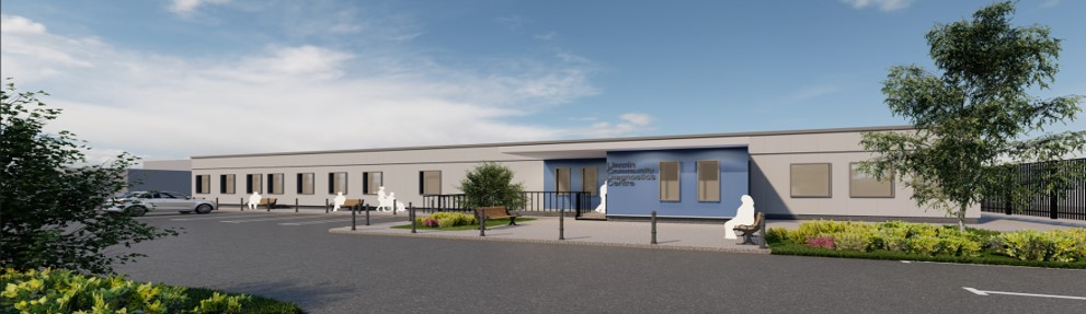 £38m investment announced for the NHS in Lincolnshire - Lincoln Community Diagnostic Centre design concept 
