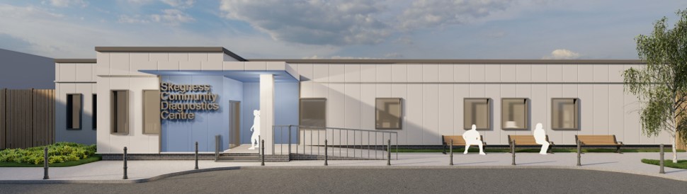£38m investment announced for the NHS in Lincolnshire - Skegness Community Diagnostic Centre design concept 